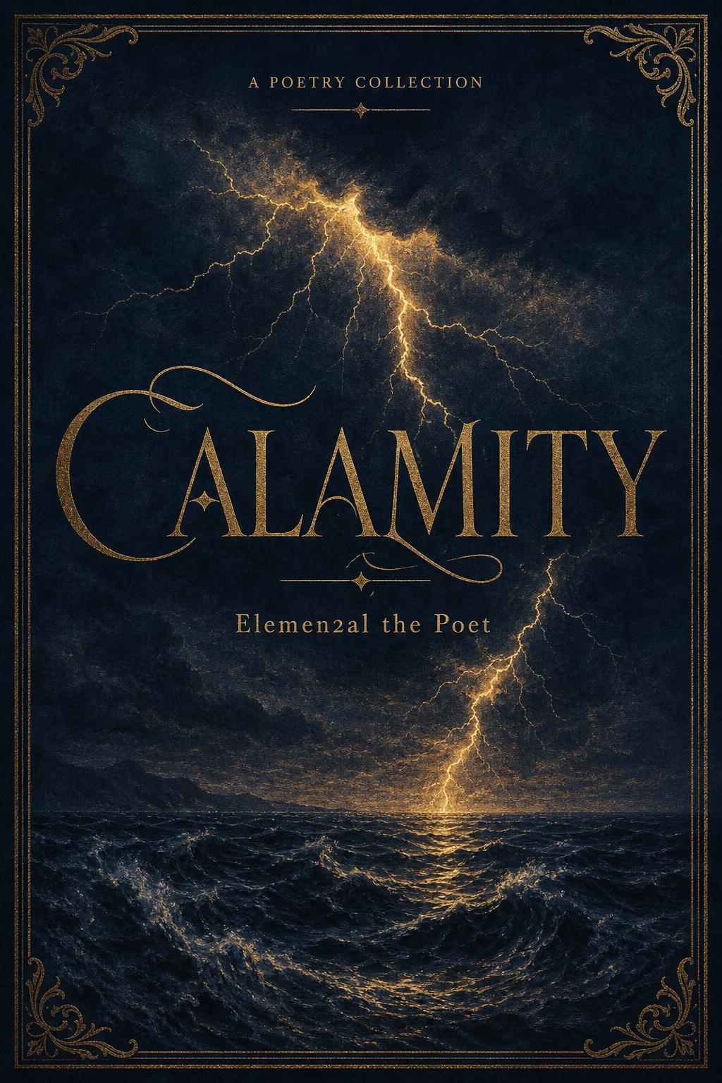 Calamity — Poetry cover from Anchored Word Publishing